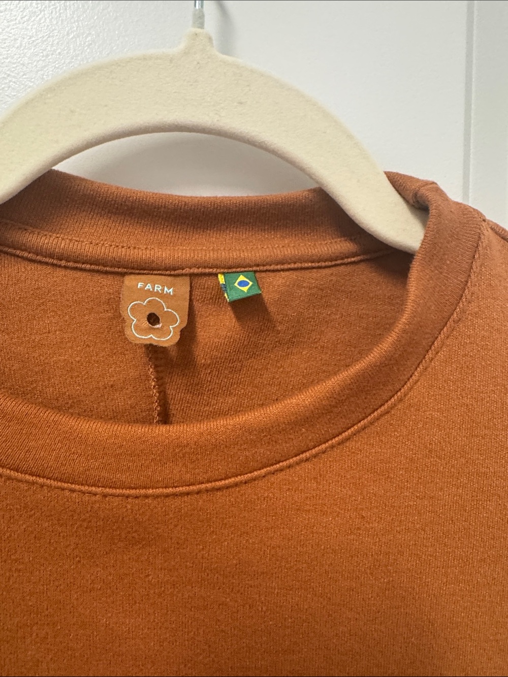 FARM Rio Rust Ruched-Side Midi Dress - Picture 3 of 4